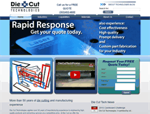 Tablet Screenshot of diecuttech.com